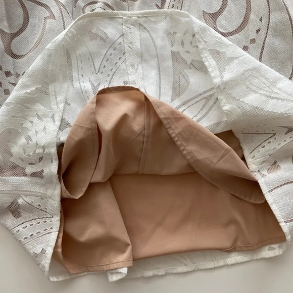 BCBGMAXAZRIA 'Leeah' Strapless Lace Dress - Picture 3 of 3